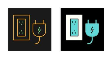 Plug and Socket Vector Icon