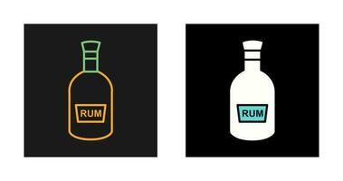 Bottle of Rum Vector Icon