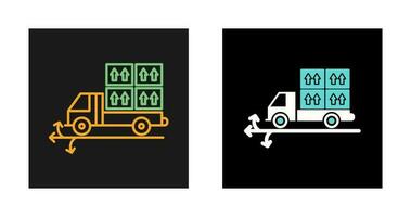 Multiple Delivery Points Vector Icon