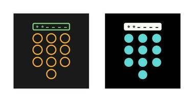 Passcode Lock Vector Icon