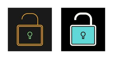 Open Lock Vector Icon Vector Icon