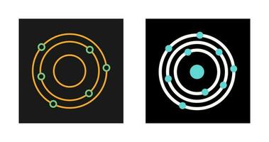 Atomic Structure Vector Icon