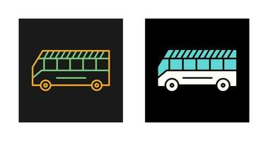 icono de vector de autobús escolar