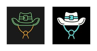 icono de vector de sombrero de vaquero