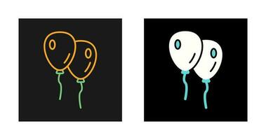 icono de vector de globos