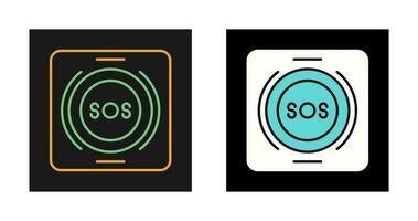 Emergency Button Vector Icon