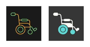 Wheel Chair Vector Icon