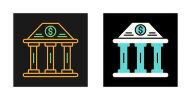 Bank Building Vector Icon