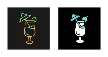 icono de vector de coctel