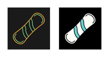 icono de vector de snowboard