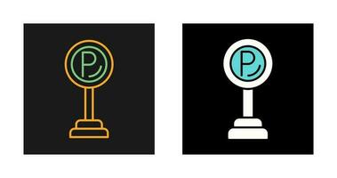 Parking Sign Vector Icon