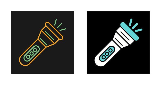 Flashlight Vector Icon
