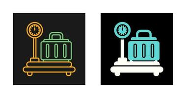 Luggage Scale Vector Icon