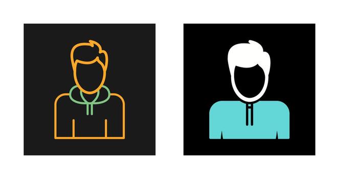 icono de vector de niño