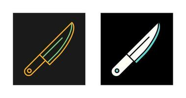 icono de vector de cuchillo