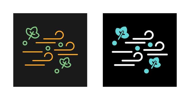 icono de vector de viento