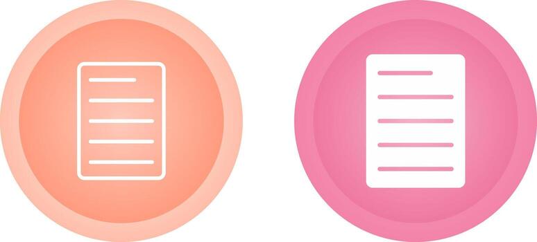 icono de vector de documento