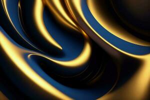 Colorful and Fluid Shapes on an Abstract Background gold photo