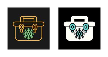 Portable Fridge Vector Icon