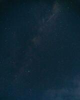 foto antecedentes con un azul estrella galaxia tema a noche
