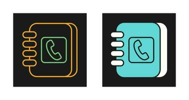 Address Book Vector Icon