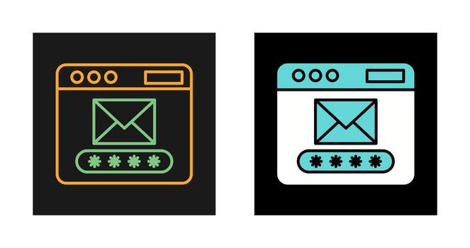 Mail Code Vector Icon