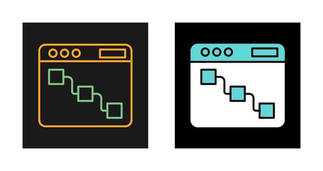 icono de vector de secuencia