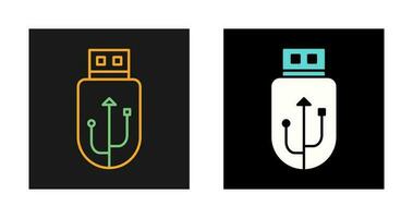 icono de vector de usb