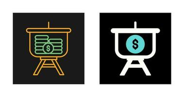 Dollar Presentation Vector Icon