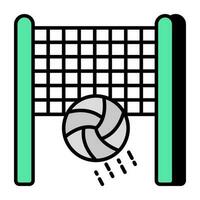Premium download icon of volleyball game vector