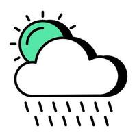 Rainfall icon in perfect design vector