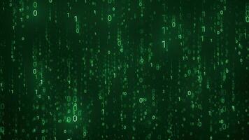 Lots of Matrix Binary Code Random Number Falling Background photo