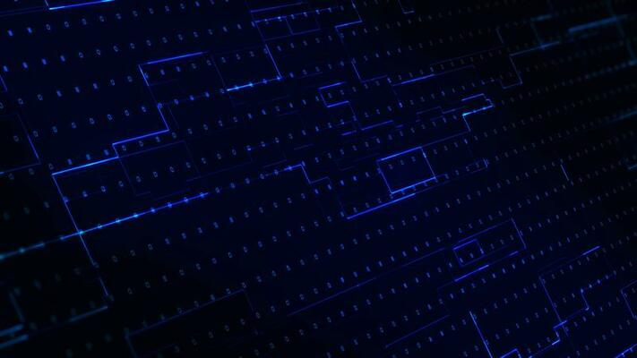 Digital Circuit board Technology Speed Lines Streaming Network LED Background