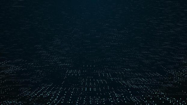 Abstract Big Data Dot Digital Particle Field Technology Background photo