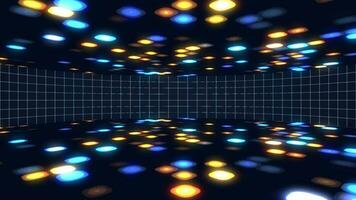 Square Lights Disco Bar Light Digital Technology Background photo