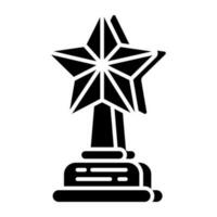 un icono de diseño perfecto del premio estrella vector