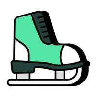 Vector design of ice skate