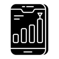 Trendy design icon of mobile signal strength vector