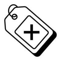 Unique design icon of no sale tag vector