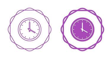 icono de vector de reloj