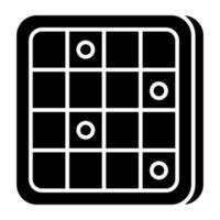 Perfect design icon of bingo game vector