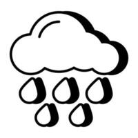 Rainfall icon in perfect design vector
