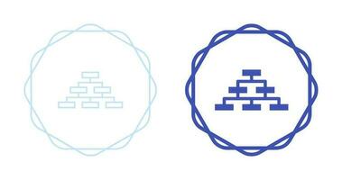 icono de vector de diagrama de flujo