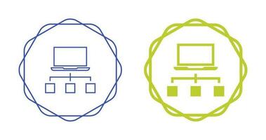 icono de vector de conexión del sistema