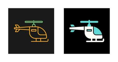 icono de vector de helicóptero