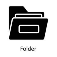 Folder  vector   Solid Icon Design illustration. Work in progress Symbol on White background EPS 10 File