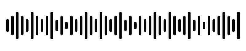 sonido ola frecuencia canción voz vector