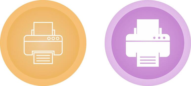 icono de vector de impresora