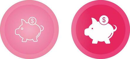 Piggy Saving Vector Icon
