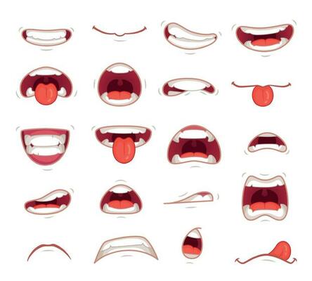 Cartoon Mouth Vector Art, Icons, and Graphics for Free Download